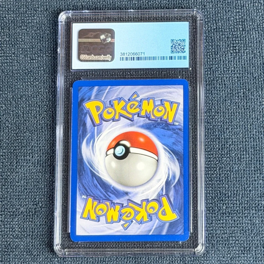 Pokemon Mankey 61/82 1st Edition CGC 9 Mint Blue Label TCG 2000 Team Rocket WotC